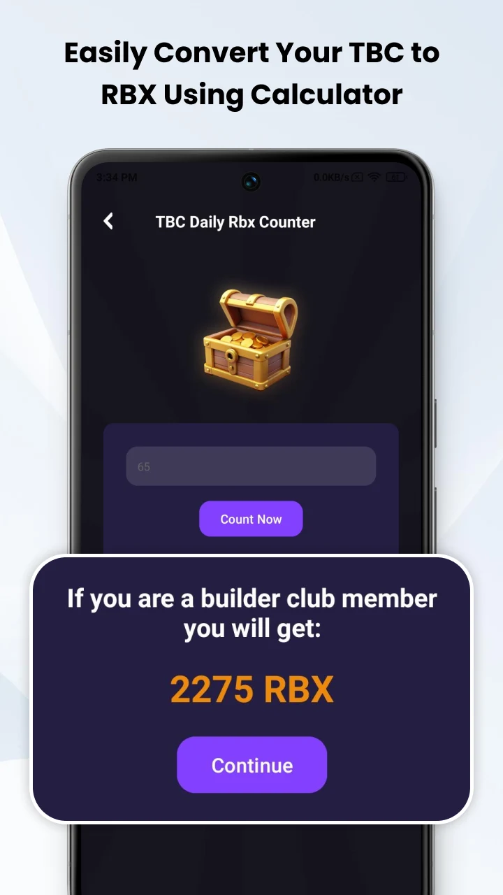 RBLX Calcu : Robox Counter screenshot